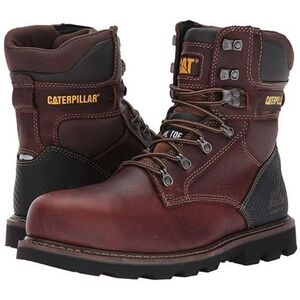 Caterpillar Men's Brown Steel Toe Work Boots